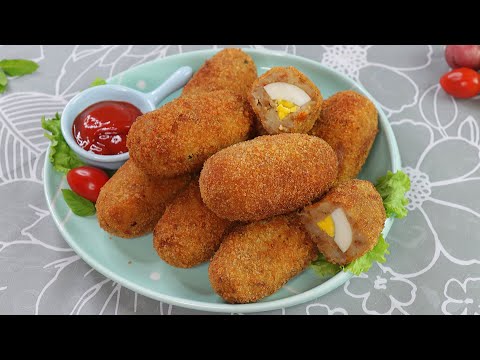ইফতারে দোকানের মতো স্বাদে ডিম চপ/আলুর চপ | Dim Aloor chop/Egg chop/Egg Cutlet/Dim Chop| Iftar recipe