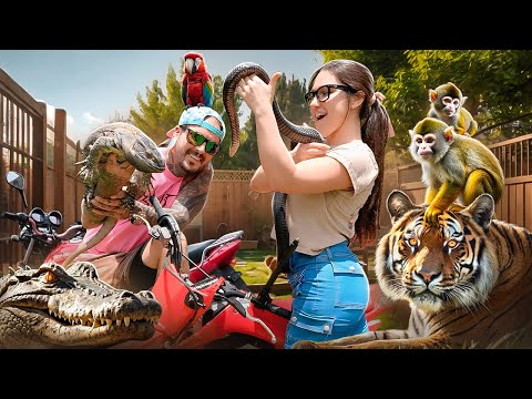 EXOTIC ANIMAL AND MOTORCYCLE ADVENTURE with @CarolinaMarie3