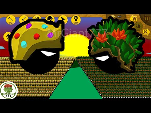 GOLDEN SWORDWRATH TANK VS x9999 LEAF SWORDWRATH TANK, FINAL BOSS | Stick War Legacy Mod | MrGiant777