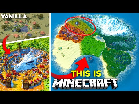 Transforming The WHOLE Of Minecraft - The ULTIMATE Survival World!