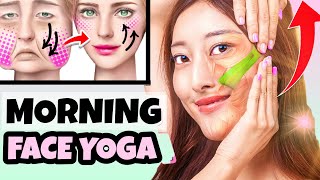 3mins Face Lifting Exercises You Must Do Every Morning☀️Laugh Lines, Eye Bags, Double Chin, Sagging