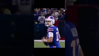 Josh Allen absorbs hit while throwing DIME TD to Diggs #nfl #nflfootball #bills