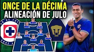 ¡ALINEACIÓN PARA SER CAMPEONES! Así sería el 11 de Cruz Azul para la FINAL vs Pumas