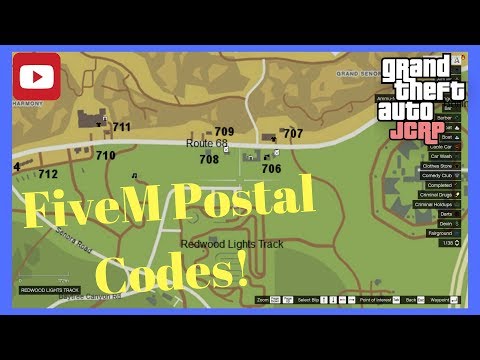 how to get the postal code map for fivem