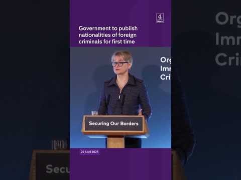 Government to publish nationalities of foreign criminals for first time