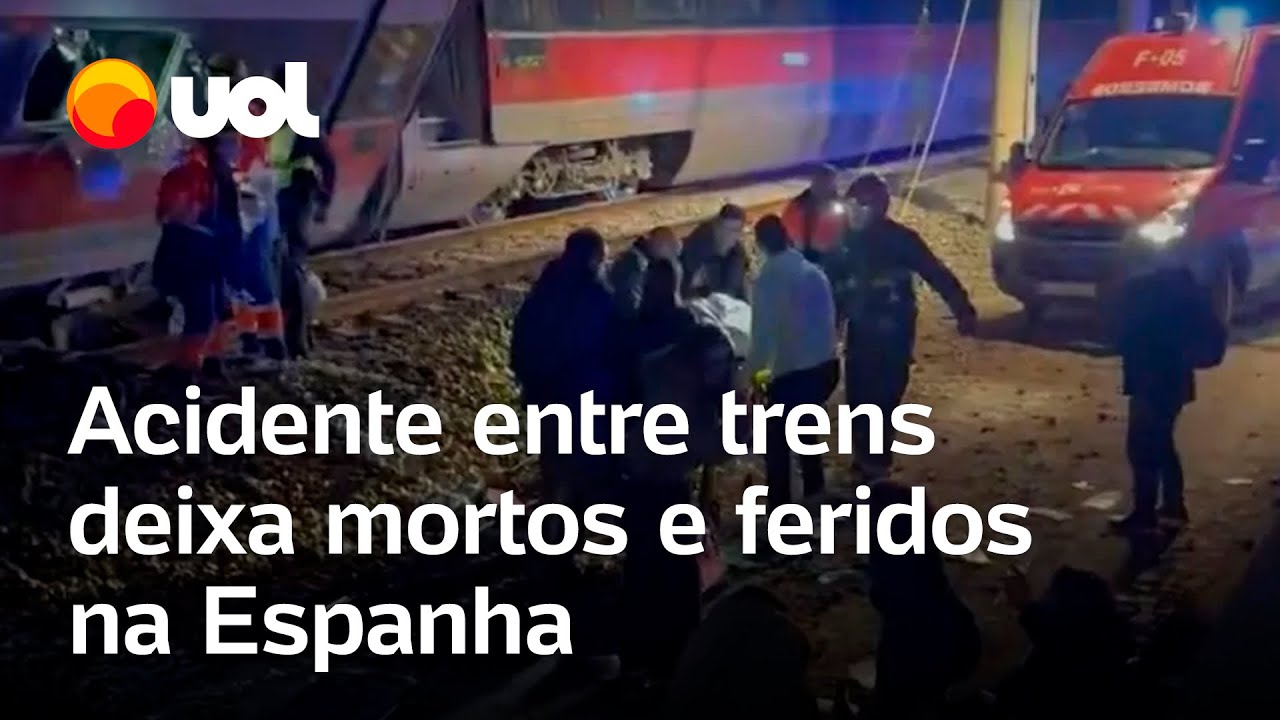 Acidente entre trens deixa ao menos 21 mortos na Espanha