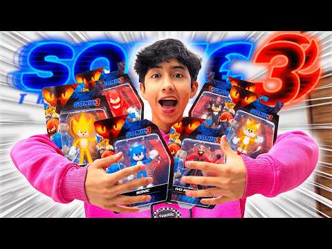 ¡ABRIENDO TODOS LOS JUGUETES DE SONIC 3! - IVANSPIDEY