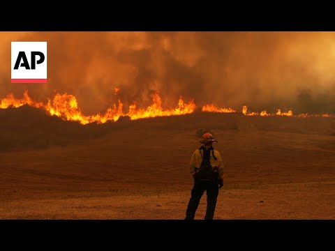 YouTube video thumbnail: Canyon Fire Forces Thousands North of Los Angeles to Evacuate