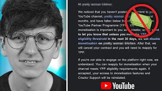 My Youtube Monetisation got disabled... 😔