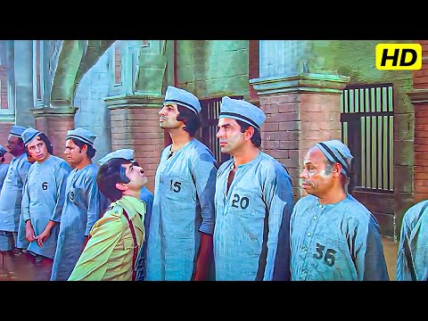 Such A Tall Man In Our Prison ? Sholay Comedy Scene (4K Video) | Asrani Comedy Scene | Dharmendra