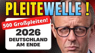 HIOBSBOTSCHAFT 🇩🇪 Pleitewelle 2026: Deutschlands Wirtschaft  kollabiert ! 🇩🇪