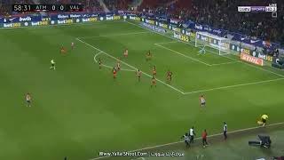 ملخص و اهداف مباراة أتليتكو مدريد و فالنسيا0_1هدف عالمي_HD