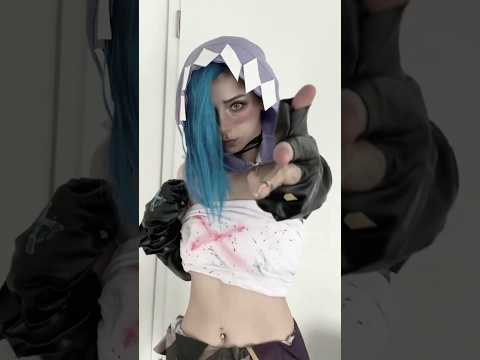 💙🩷#fy #jinx #cosplay