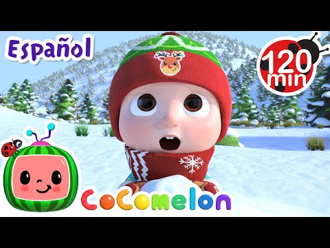 Navidad con JJ y su familia‍🎄 | Canciones Infantiles| Juega y aprende | Moonbug Español | Cocomelon