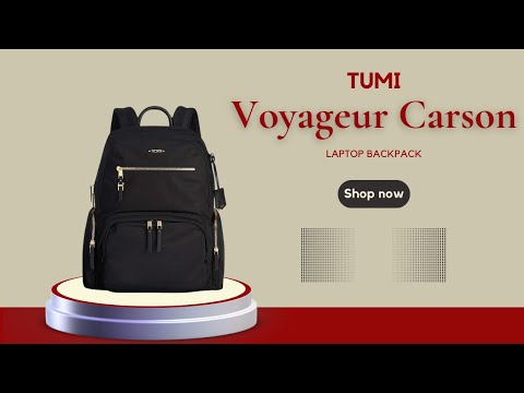 TUMI Voyageur Carson Laptop Backpack Review: Stylish and Functional!