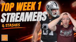 Week 1 Fantasy Football MUST-KNOW Streamers & Stashes