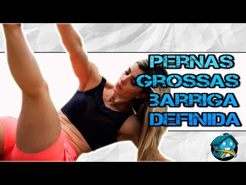 Como ter pernas grossas e barriga definida treinando em casa