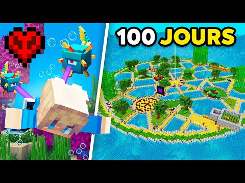 J'ai survécu 100 JOURS dans l'OCÉAN sur Minecraft Hardcore [ Film ]