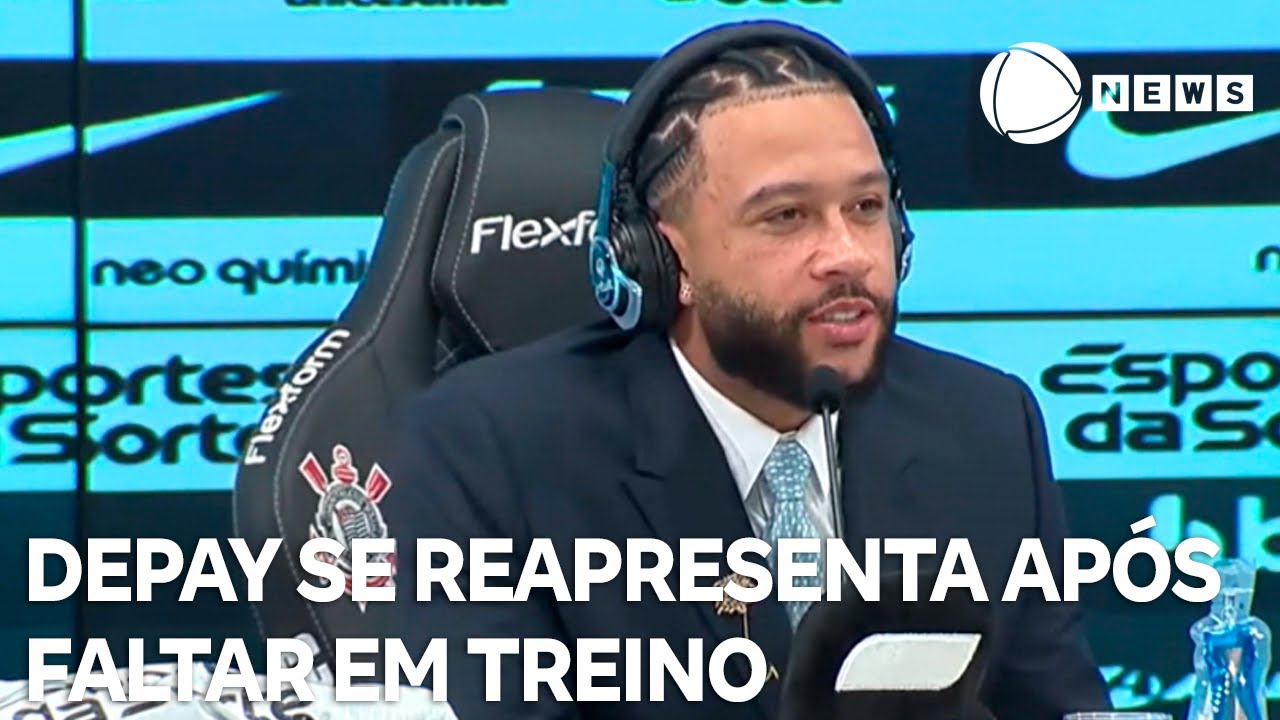 Após faltar em treino sem avisar Memphis Depay se reapresenta e justifica ausência ao Corinthians