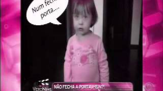 Menina Isabela pede para o pai "não fecha a porta, hein?!" ★Érika Blá★