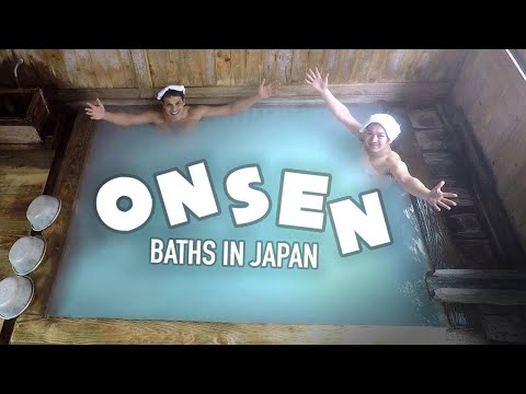 Japanese Onsen Bath Experience ? ONLY in JAPAN