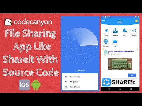 How to make file sharing app like shareit in android studio