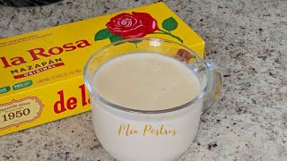 ATOLE DE MAZAPÁN!!, CREMOSITO Y DELICIOSO 😋 mia postres.