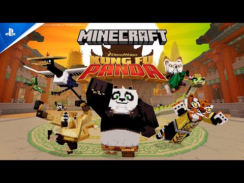 Minecraft - Kung Fu Panda Launch Trailer | PS4 Games