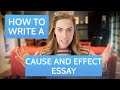 Understanding Cause and Effect Writing