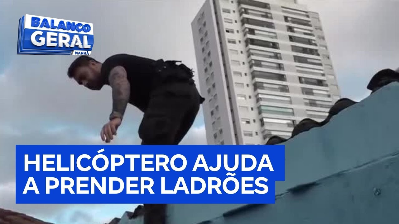Operação usa até helicóptero para prender ladrões de casas em São Paulo