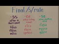 Spelling Patterns for the 'S' Sound