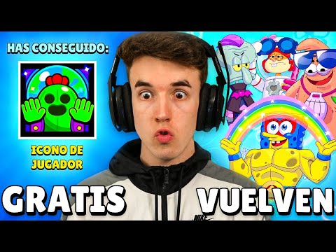 NUEVO ICONO *GRATIS* Y VUELVE BOB ESPONJA POR TIEMPO LIMITADO en BRAWL STARS