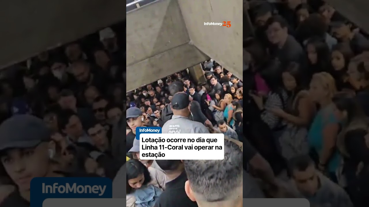 Estação Palmeiras-Barra Funda vive lotação de passageiros após falha
