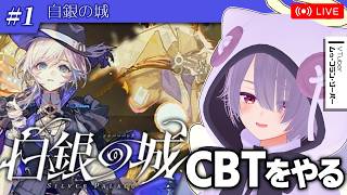 #1【白銀の城】映像美が超スゴイ！新作ソシャゲのCBTをやる【ゾーパー】