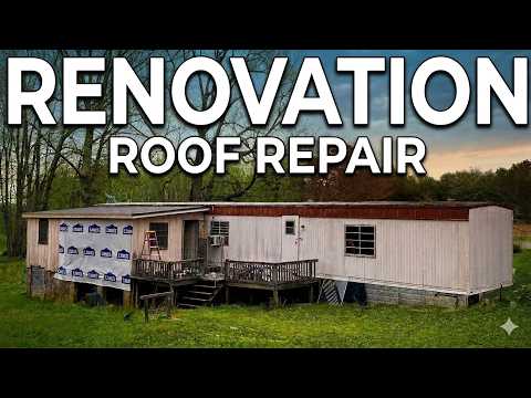 Trailer Trash to Treasure - Collapsing Roof Repair - Ep. 4
