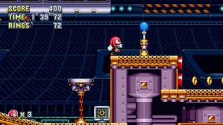 Video: Take a Look At Knuckles Gliding Through Flying Battery Zone in Sonic Mania