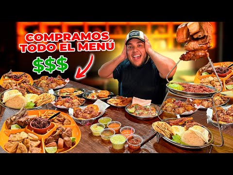 😳COMPRAMOS TODO EL MENU de ESTE RESTAURANTE *¿cuánto gastamos?* 🤔