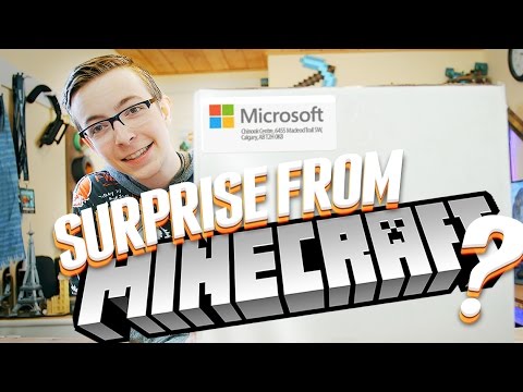 I Got a Box from Minecraft.