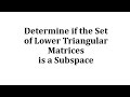 Understanding Subspaces in Vector Spaces