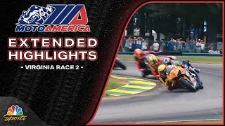 MotoAmerica 2025: Superbikes at VIRginia, Race 2 | EXTENDED HIGHLIGHTS | Motorsports on NBC