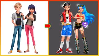 Miraculous Ladybug & Catnoir Become Trap Boy, Trap Girl - Miraculous Transformation