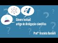 Artigos de Divulgação Científica