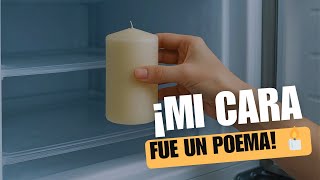 ¡Pon una VELA en el CONGELADOR y mira lo que pasa! 🕯️