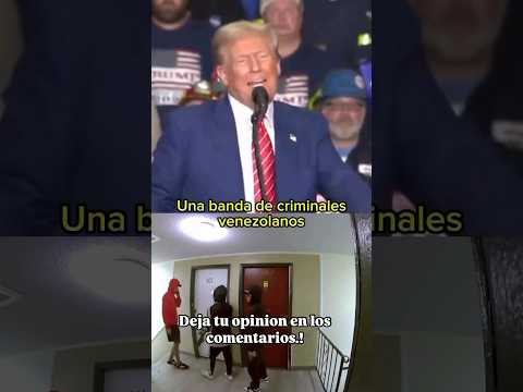 Trump habla sobre venezolanos criminales 😳 #trump #noticias #usa #maduro #donaldtrump #venezolanos