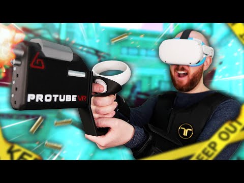 I Get Haptic Feedback OVERLOAD In This VR Time Crisis Style ...