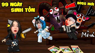 SAMMY MÈO SIMMY VÀ SIRO SINH TỒN 99 NGÀY TIÊU DIỆT BOSS MỚI DÊ BỊ QUỶ ÁM TRONG ROBLOX