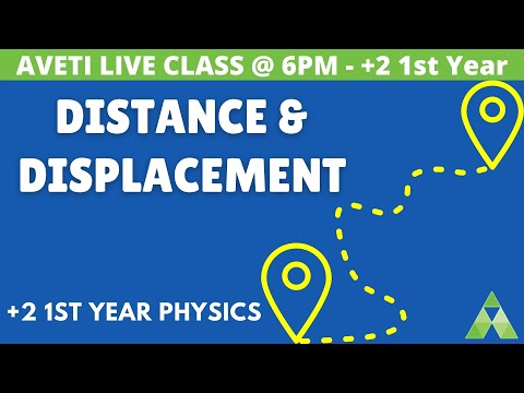 +2 Physics | Plus two first year Science | Motion in 1D | Distance & Displacement | Aveti Learning