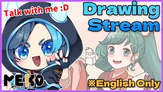 【塗鴉雜談】Drawing but English only stream #vtuber #台灣vtuber