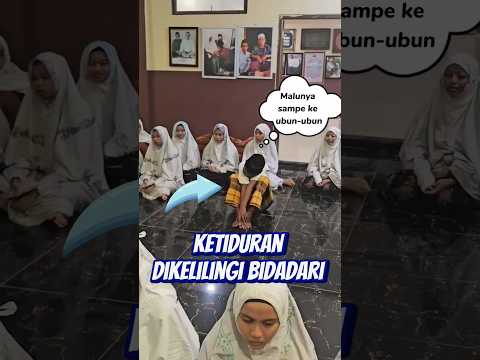Tidurnya kebablasan 😂🤣 #shorts #kocak #santri #pondokpesantren #santrikocak #salfok #ngaji