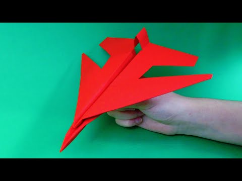 Simple paper airplane How to make a long flying paper airplane